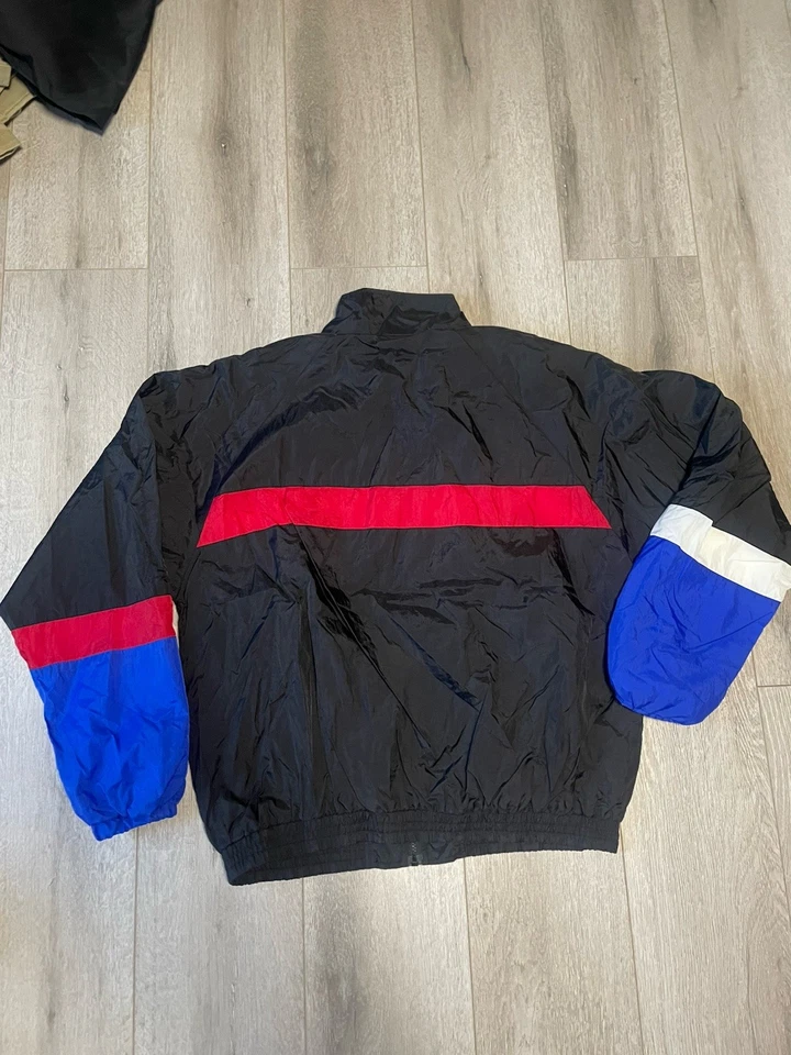 Винтажная ветровка Athletic Works цветной блок с флисовой подкладкой размер XL - Изображение 4 из 4