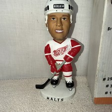 Detroit Red Wings Vintage KIRK MALTBY Grind Line Combo Bobble Head With Box