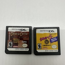 Diner Dash Sizzle & Serve Nintendo DS + Ener-G Dance Squad Lot of 2