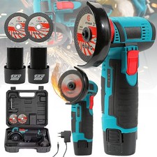 12V Akku Winkelschleifer Set mit Lithium Akku...