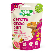 Reptile World Crested Gecko Diet Guava & Passionfruit 60g-240g | Complete Food