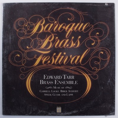 GABRIELI, LOCKE, BIBER, etc. Baroque Brass Festival NONESUCH LP Sealed A974