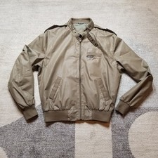 Vintage Members Only Jacket Size 42 Brown Tan Beige Windbreaker Men s 80 s 90 s