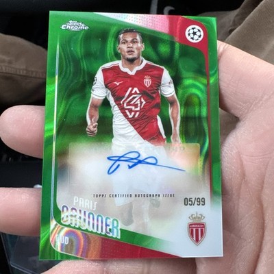 2025/26 Topps Chrome UCC Paris Brunner Green Lava /99 Auto