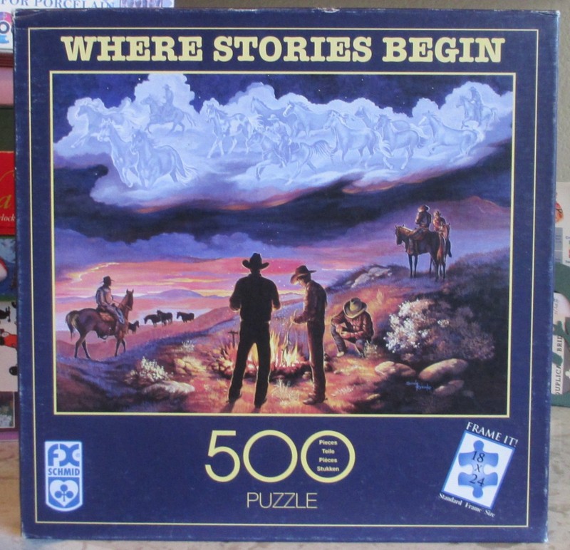 WHERE STORIES BEGIN BY SANDY RUSINKO - Complete - F. X. SCHMID PUZZLE