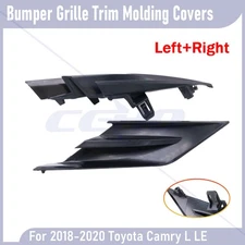 Front Grille Molding For 2018-2020 Toyota Camry Driver & Passenger Side
