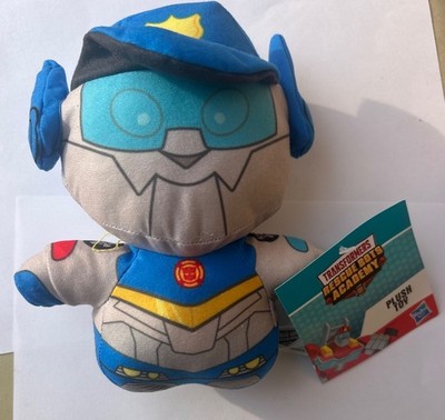 Transformers Rescue Bots Academy Chase 7'' Plush Toy Hasbro Toy Factory NWT