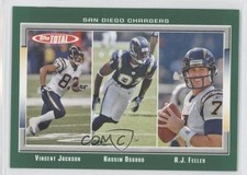 2006 Topps Total Vincent Jackson Kassim Osgood AJ Feeley #432 0s5