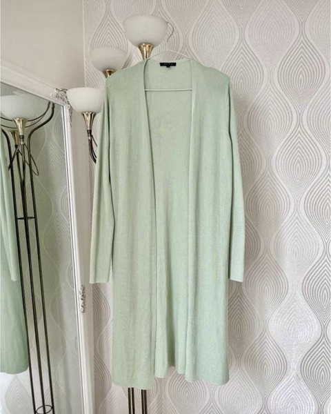 Women Lafayette 148 New York Sweater Mint Nylon S