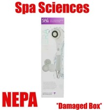 Spa Sciences NERA Powered Shower Bath Brush Antimicrobial Protection - Gray