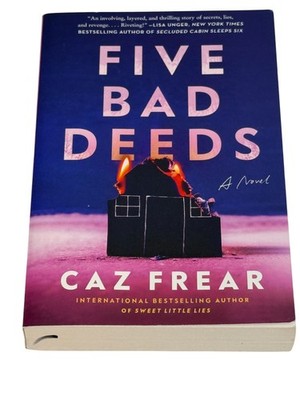 Five Bad Deeds Caz Frear Paperback Book Psychological Thriller Novel