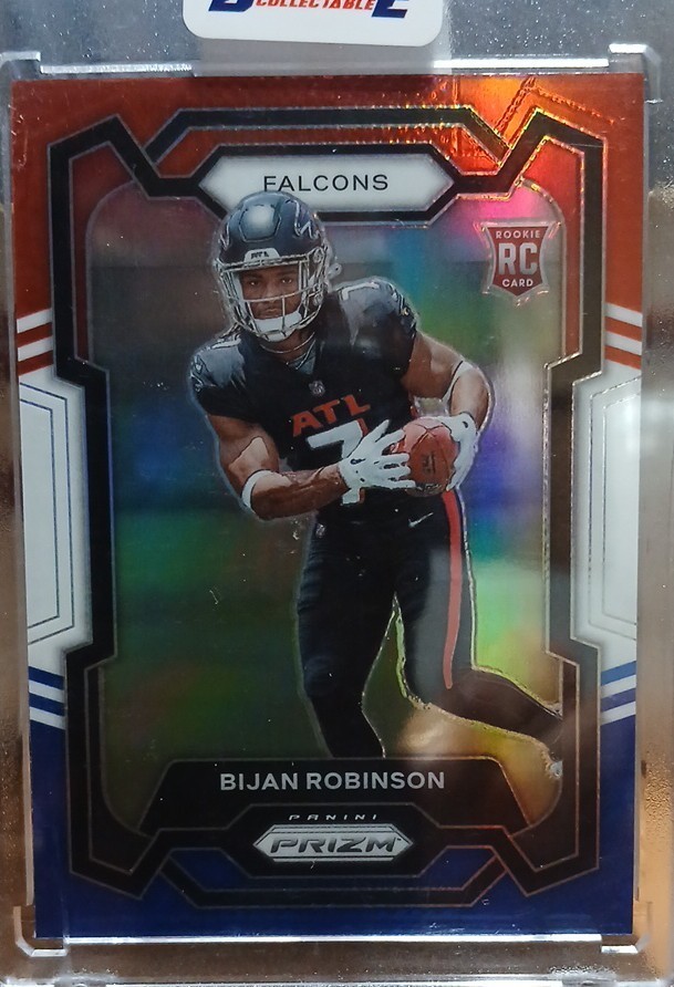 Bijan Robinson Panini Prizm #305 Red/White/Blue
