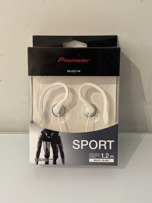 Pioneer SE-E511-W Open-Air Dynamic Sport Kopfhörer In-Ear/Haken - WEISS - ORIGINAL
