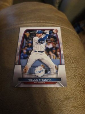Freddie Freeman 2023 Bowman Card #82 Los Angeles Dodgers