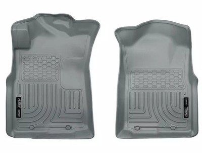 Husky WeatherBeater Front Floor Liners 2pc Fits 2012-2015 Toyota Tacoma Grey