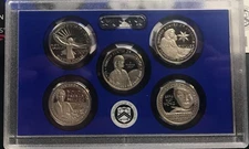 2022 S Proof US Mint Set ATB 5 Clad Quarters *No Box Maya Angelou - Anna Wong