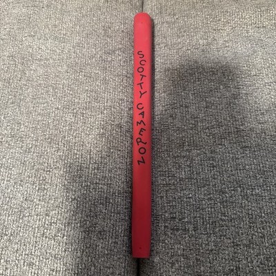  Cameron RED PISTOLERO Dancing Letters Putter Grip red circle t logo top 