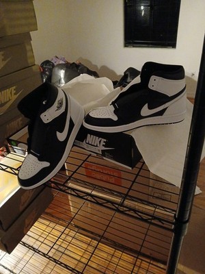 Nike Air Jordan 1 Retro High OG Shoes Mens 10.5 Black White DZ5485-010 NEW Box
