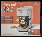 Beautiful 19418 Slim Espresso Maker 20-Bar Pressure Porcini Taupe