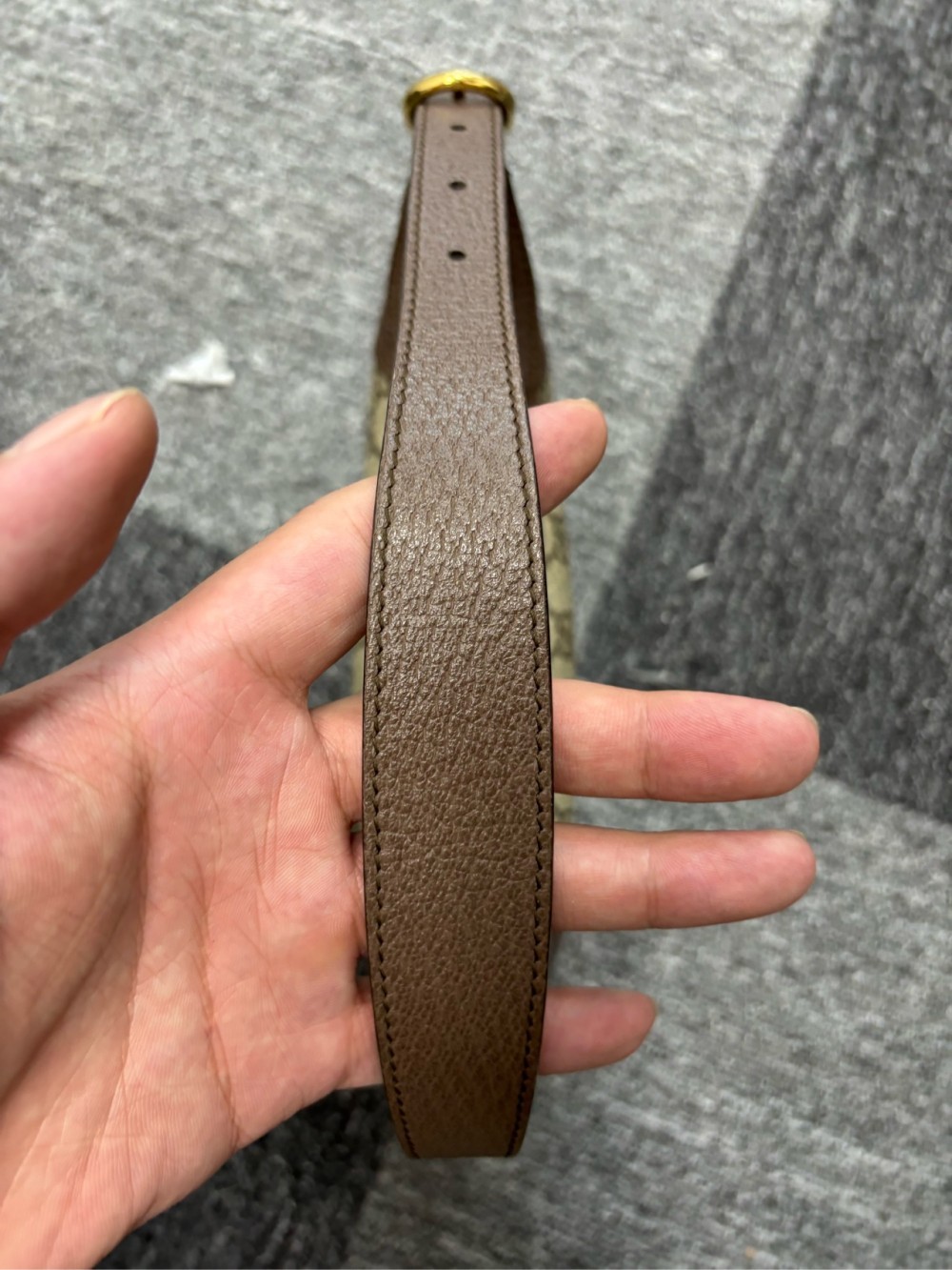 GUCCI Ophidia retro Canvas patchwork leather hand… - image 10