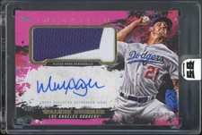 Walker Buehler 2021 Topps Inception #APC-WB Autograph Patch Magenta #/75 DODGERS