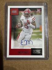 2021 Panini Chronicles Draft Picks - Score Rookie Autographs Elijah Mitchell...