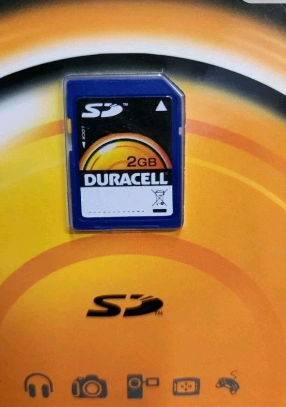 Duracell SD Flash Memory Card 2 GB New on Card Brand New!! - Image 2 of 4