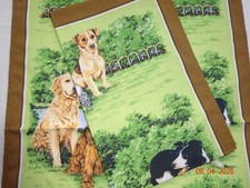 100% Cotton Tea Towel, Assorted Dogs  Lovely new design.  Made in the U.K.