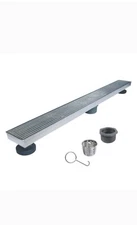 Reln Stainless Steel Linear Shower Drain - 24-in