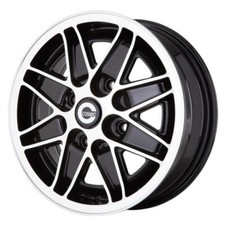 5.5"x15" JBW COSMIC Black/HL Wheels Classic VW Beetle 4x130 Set of 4 