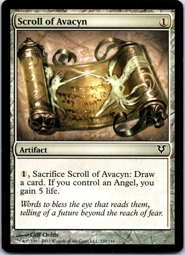 Scroll of Avacyn 220 - MTG - Avacyn Restored - NM