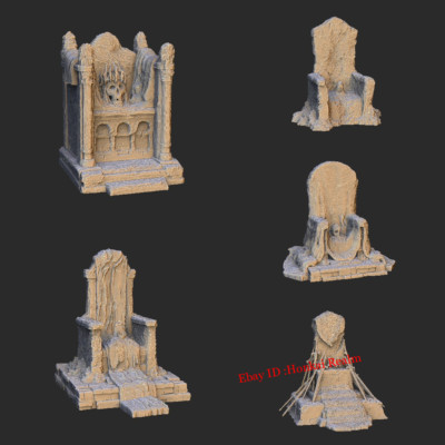 Dark Souls   Lords of Cinde Throne Resin Figures Model Unassembled Unpainted