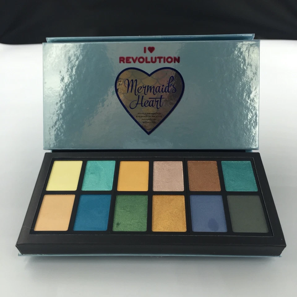 I Heart Revolution Mermaid’s Heart Eyeshadow Palette ( 12 Shades )