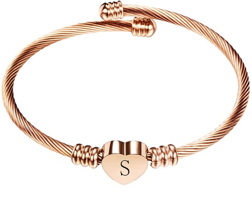 Selfmade Jewelry Bracciale Cuore In Acciaio Inox – Oro Rosa, Incisione Cuore, In Elegante Scatola Portagioi – Regalo Perfetto Per Lei - 3