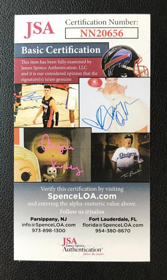 Billy Williams Signed B&W Postcard JSA Certified AUTO Chicago Cubs HOF 1987! - Image 4 of 4