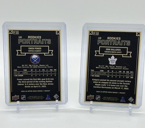 2022-23 UD Series 1 UD Portraits w/ Rookies Complete Set (#P-1 - #P-40) 40 Cards - Picture 5 of 14