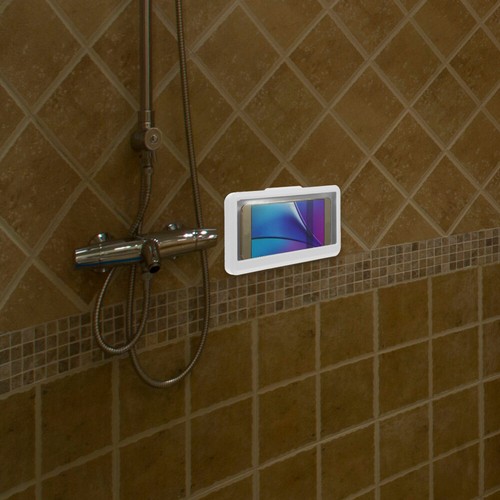 2 Count Waterproof Phone Case Shower Mount Bathroom Cellphone Holder - 第 9/12 張圖片