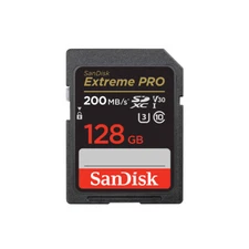 SanDisk 128GB Extreme PRO UHS-I SDXC Class 10 Flash Memory Card 200MB/s V30 U3