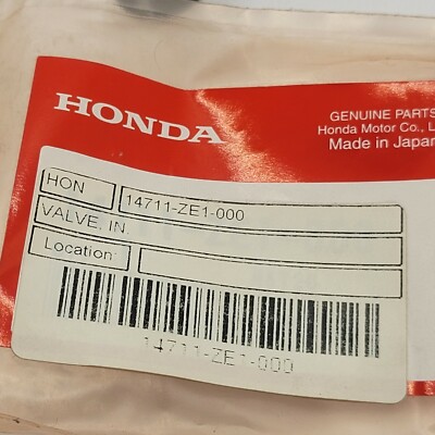 Honda 14721-ZE1-000 Exhaust Valve 14721-ZE1-810 GX140 F501 EB2200X
