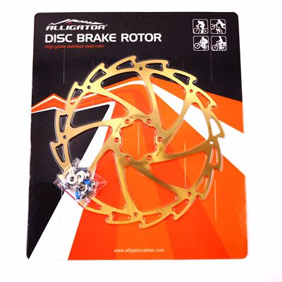 ALLIGATOR Light Weight Wind Cutter Disc Bremsscheiben 140/160/180/203mm - Gold