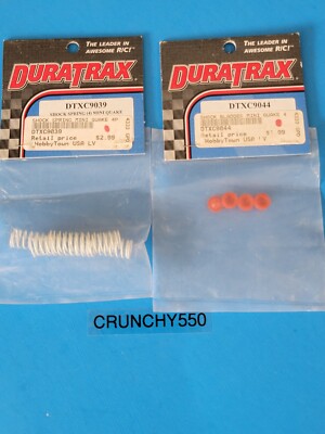 Vintage Duratrax Mini Quake Shock Springs Bladder DTXC9039 DTXC9044 RC Part