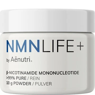NMN Life+ von Aenutri® | Nicotinamid Mononukleotid | 99,5% reines Pulver, 10 g