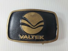 Vintage Brass Belt Buckle DynaBuckle, Provo Utah 3.25" Valtex