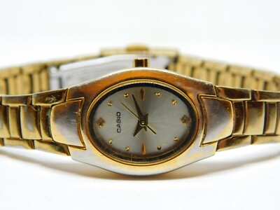 昭和レトロ 時計 Casio 1747 LTP-1278 Three-Hand Quartz Women's Watch Sz.7 1/2