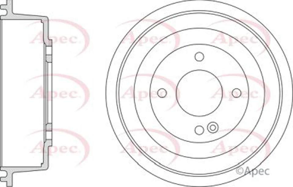 Fits Hyundai i20 2014- Accent 2010- Kia Rio 2011-2017 Ruva Rear Brake Drum — 第 2/2 张图片
