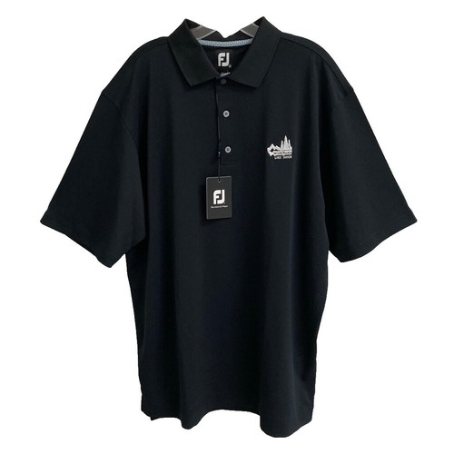 Pull-over FootJoy DryJoy Tour – Homme – Noir – Taille L – 1/2 Zip – Coupe-vent Golf