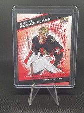 2022-23 Mads Sogaard Rookie Class RED SSP Upper Deck Series 2 Hockey Ottawa A
