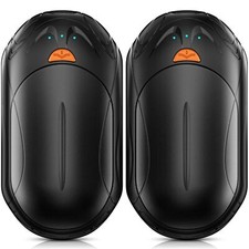 Dual Pack Rechargeable Hand Warmers 6000mAh 20H Heating Pocket-Sized for Winter