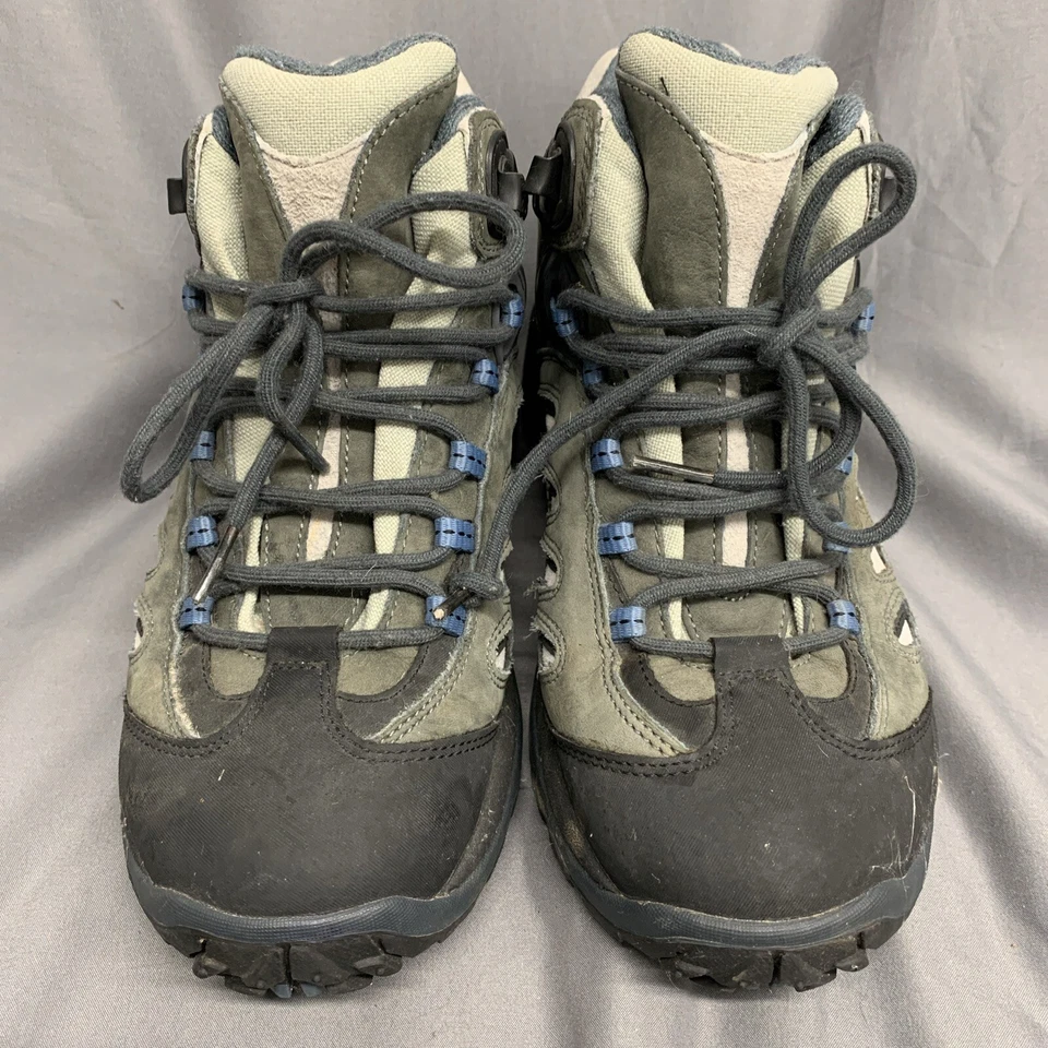 Botas de Senderismo Merrell Para Mujer Talla 8.5 Impermeables Cuero Llovizna Zapatos Como Nuevos Foto 2 de 4
