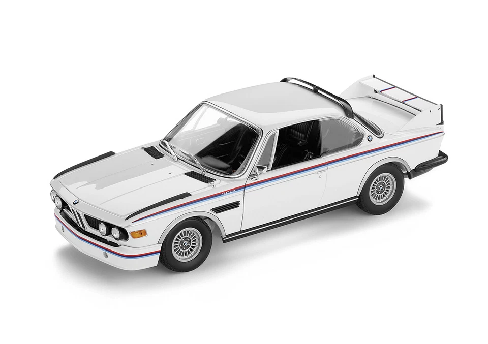BMW Genuine Car Model Miniature 3.0 CSL 1:18 Scale White Diecast 80435A5D020